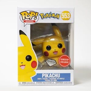 NWT Funko Pop! Game Stop Exclusive Pokémon - Pikachu Diamond Collection #553